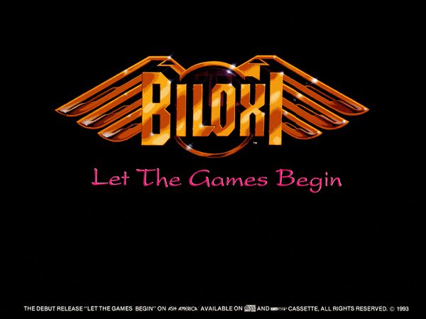 Biloxi "Let the Games Begin" Poster