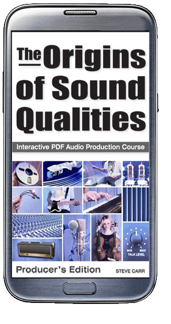 The Origins of Sound Qualities interactive PDF audio production course