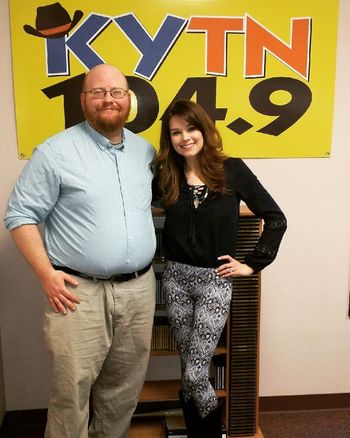 Robert and I after my interview with KYTN 104.9 Country! Thanks for a great time!
