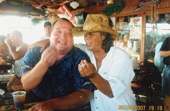 Ron (high-school friend) & Paul at GatorzBar& Grill Port Charlotte Florida 2008
