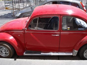 Lots of original VW Beetles
