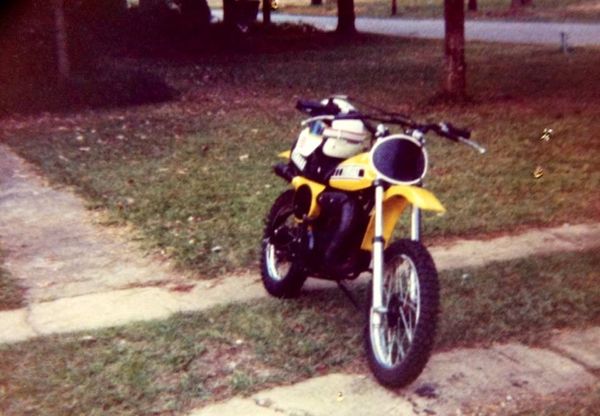 FINALLY! In the Summer of 1979, at 13 years old, I got my brand new 1979 Yamaha YZ80F... It took my parents divorcing and my mother and me moving from Laurel, Maryland (a suburb centered exactly between Baltimore and Washington DC), to tiny little, culture-shock-laden Blakely, Georgia, to not only realize the fulfillment of my mother's promise to get me my own "REAL MOTORCYCLE", but to also go from being the most aggravating and uncool, non-motorcycle-owning kid in town, to being, hands-down, the VERY COOLEST kid in town. My motorcycle evolution happened quickly after this...