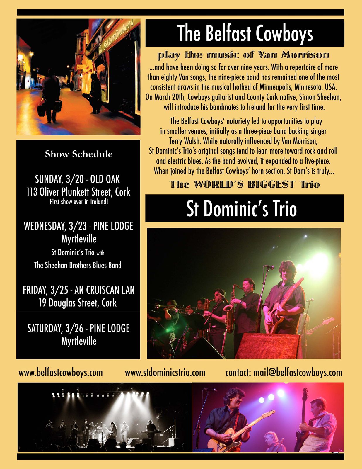 The Belfast Cowboys St Dominic S Trio