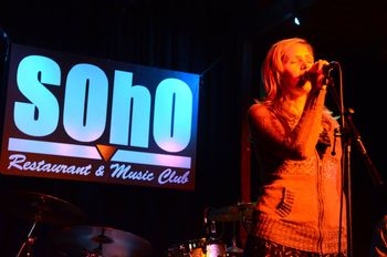 Valarie singing at Soho. Photo by Adam Lee of Rock Shot Photography
