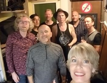Backstage with the band at De Cactus Nederlands 2019
