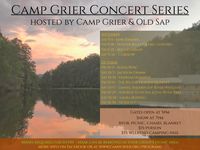Rescheduled! Live Music at Camp Grier: Daniel Shearin (of River Whyless) and Hannah Kaminer