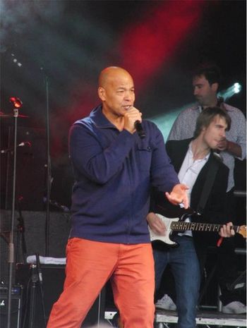 Performing with Roland Gift (Fine Young Cannibals) - Nick Kendall
