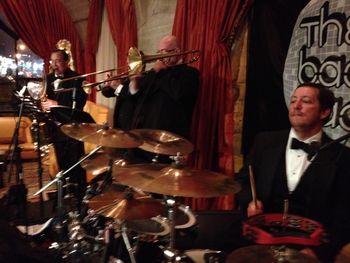 Nashville wedding with the One-Hitter Horns (L-R: Sam Levine, Steve Patrick, Roy Agee and Big Willy Style)
