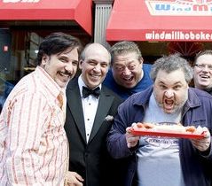 Actors Lou Martini, Jr., Alex Corrado & comedian Artie Lange
