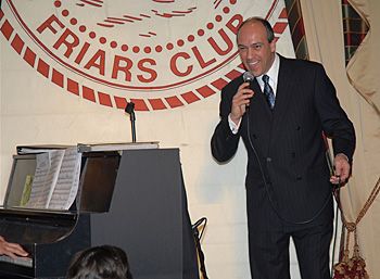 Performing at The Friars Club
