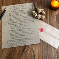 Handwritten Lyrics by Austin & Collin