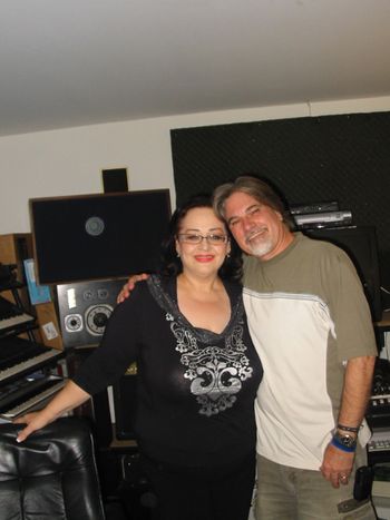 Armenian superstar Flora Martirosian & Bruce in LA studio
