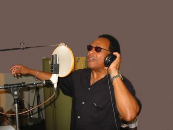 In the studio with Freddee T.
