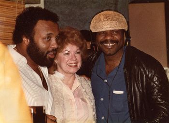 Mom Lowe in the studio with Andrae Crouch & Billy Preston
