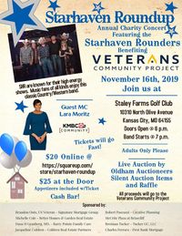 Starhaven Roundup - Veterans Community Project Benefit