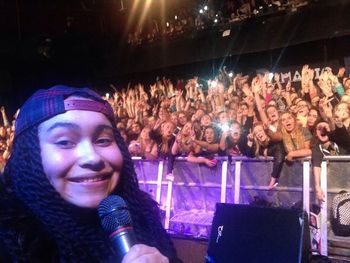 Gabz performs for the first time in Scotland, Glasgow - 29-10-2014
