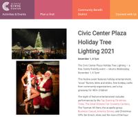 San Francisco, CA: Rasa Vitalia @ Civic Ctr Tree Lighting