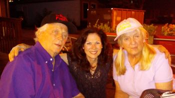 Nettie with our dear friends Pete and Bette. This was the night before they moved to Maine. We miss them!
