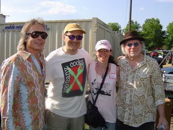 Max and Nettie with the fabulous Buddy Miller and Jim Lauderdale!!
