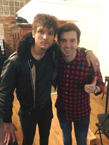 Hanging with Martin Johnson of Boys Like Girls before my show - Apr 2018
