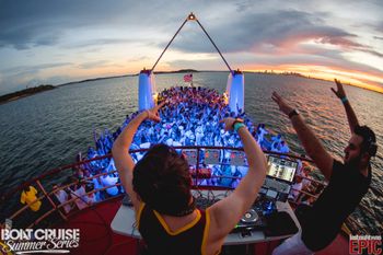 DJing on top the Boat Cruise Summer Series - Aug 2016
