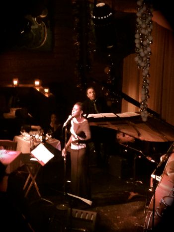 On Stage at Vibrato
