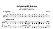Do Whatever He Tells You Sheet Music/Full Score