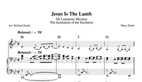Jesus Is The Lamb Sheet Music/Full Score