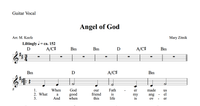 Angel Of God Sheet Music/Guitar Vocal