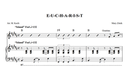 E-U-C-H-A-R-I-S-T Sheet Music/Full Score
