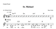 St. Michael Sheet Music/Guitar Vocal