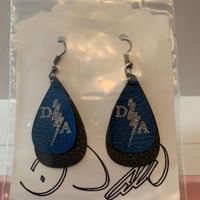 DA leather earrings 