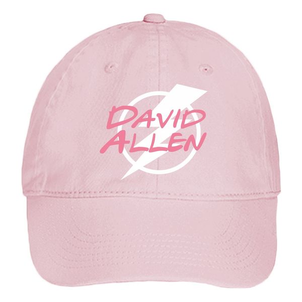 David Allen Canvas Baseball Hat in Blossom Pink. (OS) $17.97