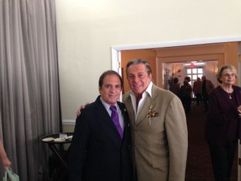 Lou with Gianni Russo aka Carlo Rizzi from The Godfather movie
