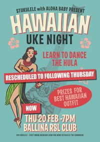 Hawaiian UKE NIGHT - Rescheduled