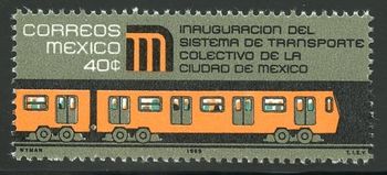 1189 1969 inauguration underground Mexico City
