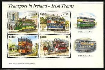 MS658-661 1987. 115 years of Irish trams (Cork Tramways Company 1872)
