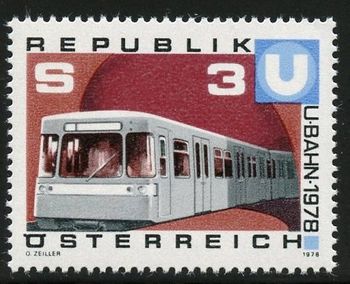 1800 1978. Underground train Vienna
