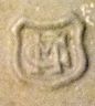 Very early Märklin logo GM "Gebrüder Märklin" (Brothers Märklin)