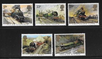1272-1276 1985. Celebrating the 150th anniversary of the Great Western Railway. The GWR, "God's Wonderful Railway"
