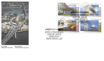 1995 FDC Bridges Quebec Bridge
