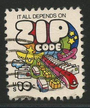 1517 1973 Promoting the postal Zip Code
