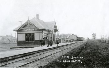 Alliston GTR second (the first station is in the distance as the freight shed)
