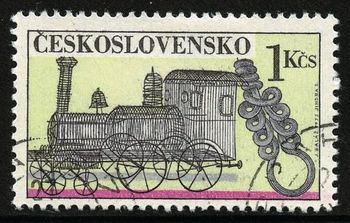 2051 1972. Slovak Wireworking. Locomotive and Pendant
