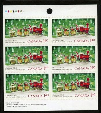 xxxx 2004 Christmas stamp booklet, International rate
