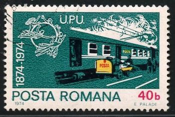 4076 1974. Commemorating 100 years of the Universal Postal Union (UPU)
