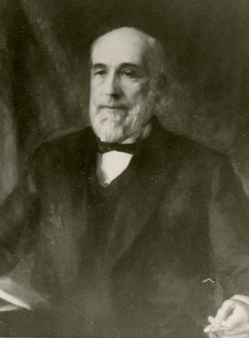 George C. Cox, b 1840 d 1914 Senator, politician, financier Courtesy Canada Life archives
