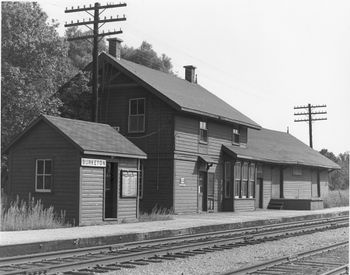 Burketon (formerly Junction) station in 1968. James A. Bown photo
