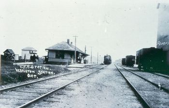 Nestleton Station in the 1920s, looking south.
