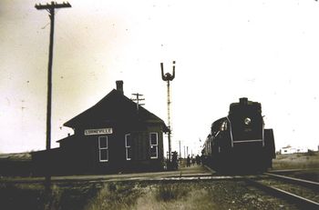 Lorneville CNR last train to Midland 1959 RJS

